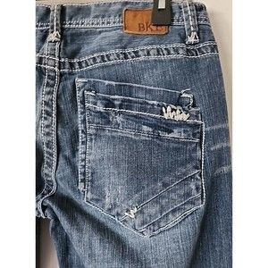 Mens BKE Aiden Skinny Distressed Jeans Size 33